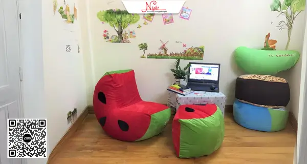 Ghế Lười NIGHT: Ghế Lười và Góc Học Tập Cho Trẻ, , Giảm Áp Lực Cho Trẻ 1 Ghế lười và góc học tập cho trẻ