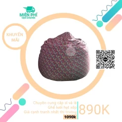 Ghế lười hình giọt nước Beanbag Chair kích thước 80x110 cm GLN023