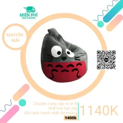 Ghế lười giọt nước hoạt hình Totoro GLN021 đẹp mắt cho bé và mẹ