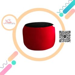 Ghế gác chân TPHCM giá rẻ - Phối màu đỏ - đen DGL010