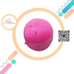 Ghế gác chân giá rẻ - Đôn tròn gác chân phối màu hồng DGL011