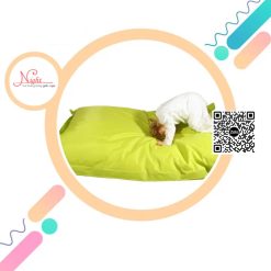 Ghế lười hình chữ nhật thư giãn giá rẻ màu xanh lá GLCN124