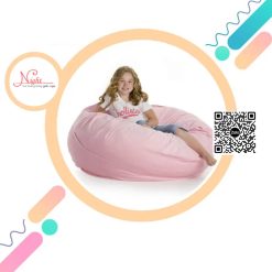 Ghế lười hình trứng giá rẻ - Màu Hồng phấn GL174