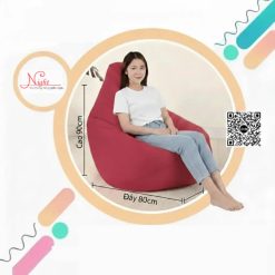 Ghế lười quả lê thư giãn cho sự kiện màu Đỏ GL003