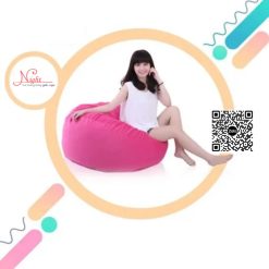 Ghế lười trụ tròn hình trứng thông minh màu Hồng Phấm GL145