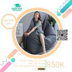 Ghế lười hình chữ nhật cho phòng ngủ GLCN144