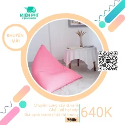 Ghế lười Kim Tử Tháp màu Hồng giá rẻ GL103