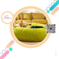 Ghế lười Trụ tròn cao cấp thông minh màu Xanh Cốm GLT04