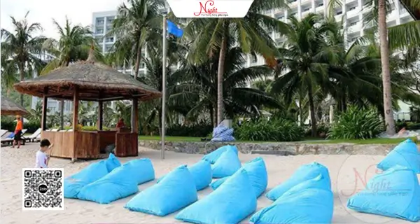 Bí Quyết Setup Góc Chill Bãi Biển Triệu Like Cùng Ghế Lười 1 Góc chill bãi biển